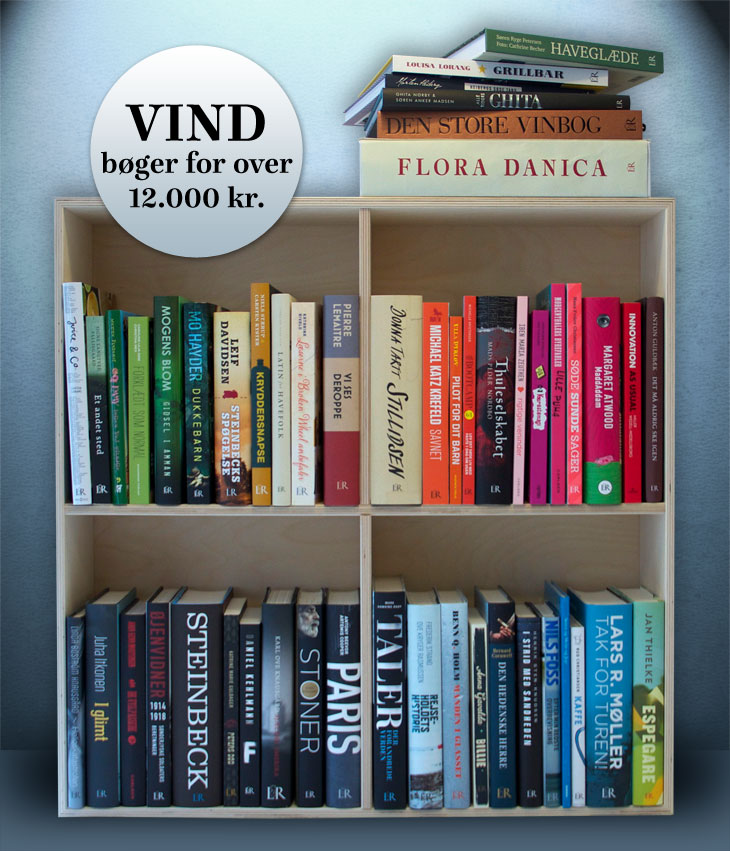 Vind bøger for over 12000 kroner