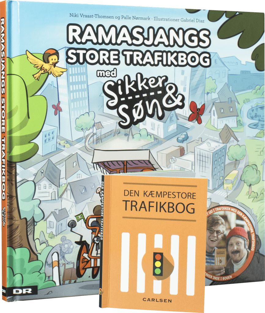 Ramasjangs store trafikbog med Sikker & Søn, trafikbog, Sikker & Søn, børnebøger, 