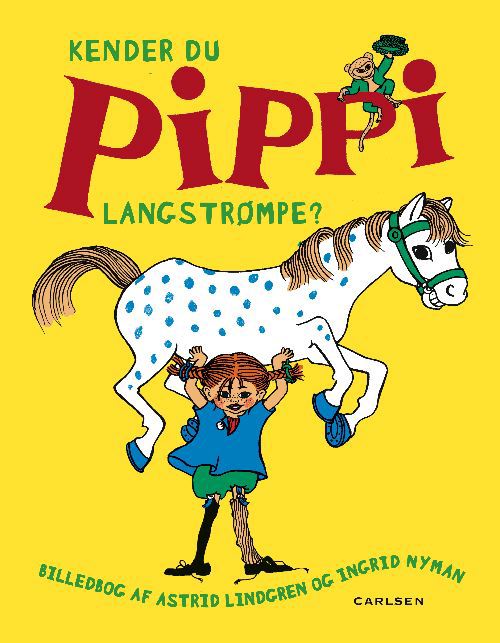 Kender du Pippi Langstrømpe? Pippi Langstrømpe, Carlsen, Forlaget carlsen, Astrid Lindgren