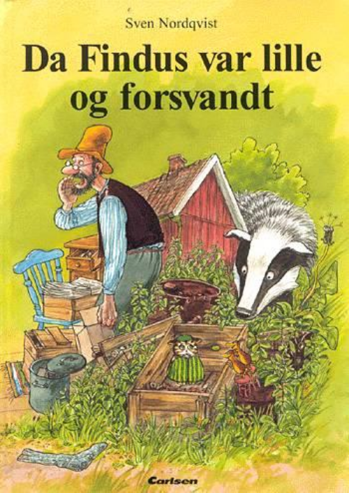 Peddersen og Findus, Findus, Pedersen, Sven Nordqvist, Da Findus var lille og forsvandt, børnebøger, børnebog