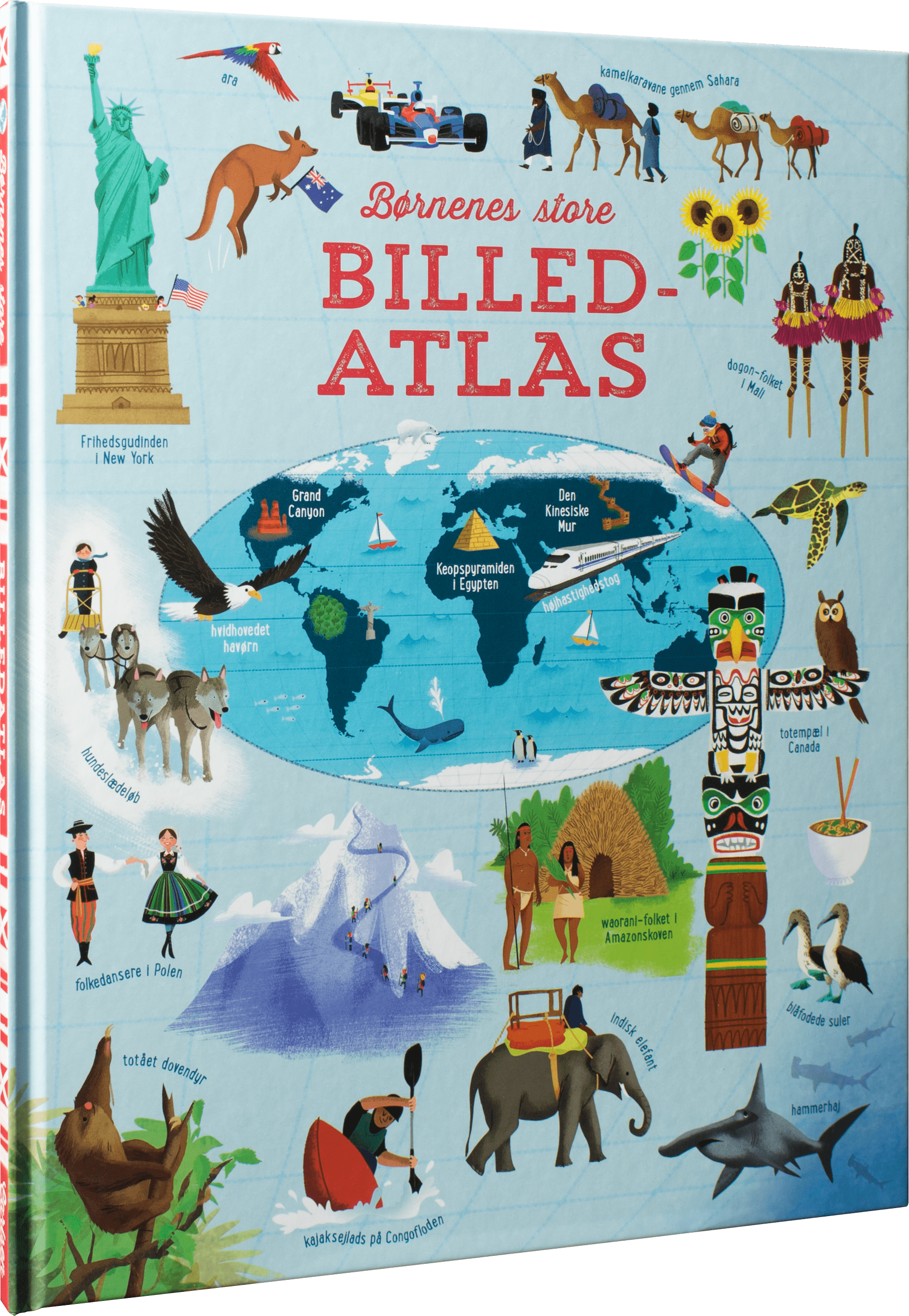 Børnenes store billedatlas, atlas, børnebøger, julegaver 