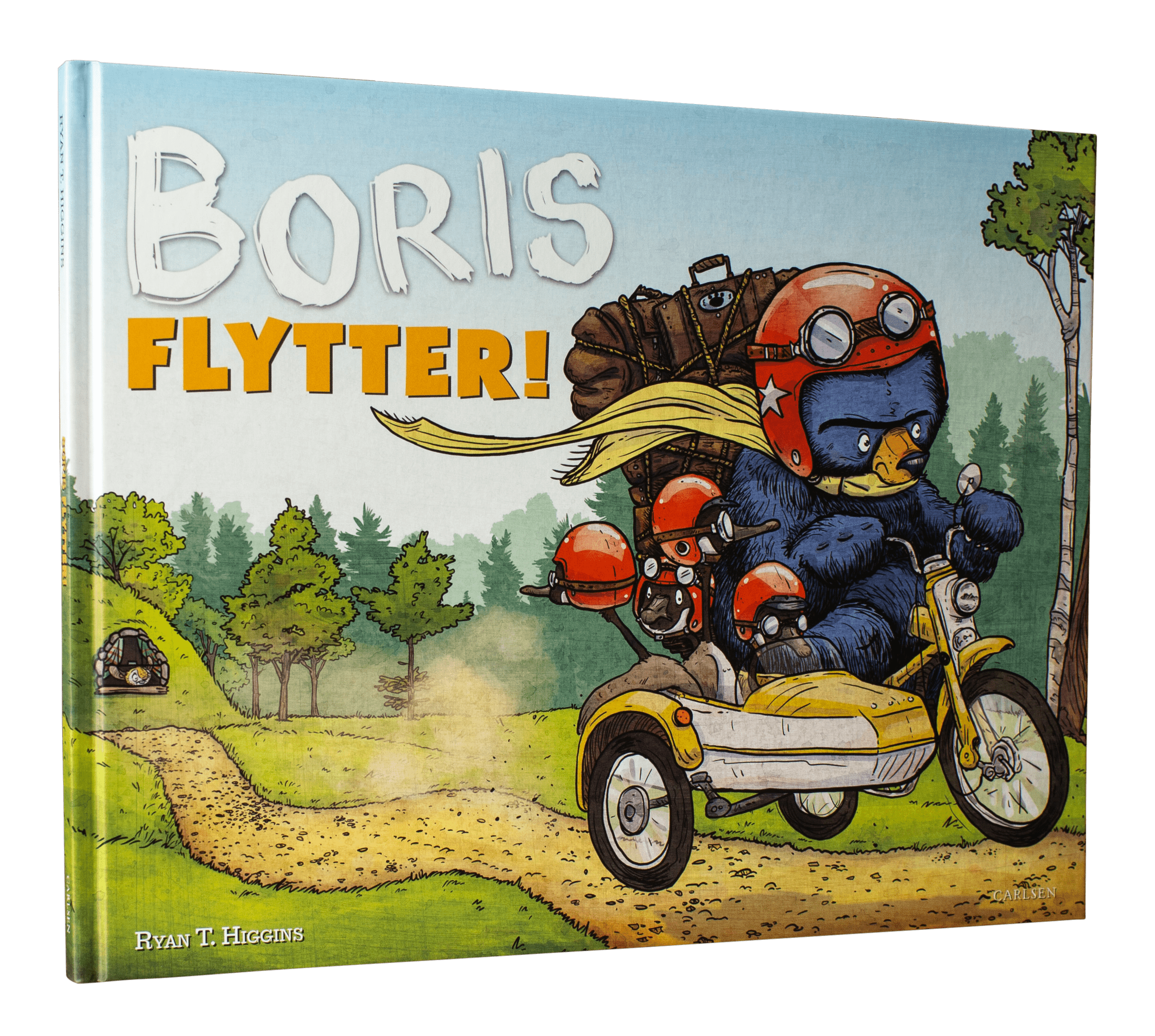 Boris flytter, boris, billedbøger, billedbog, højtlæsning, dialogisk læsning, ryan t. higgins
