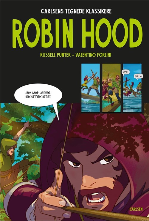 Robin Hood, carlsens tegnede klassikere, tegneserie, tegneserier, 