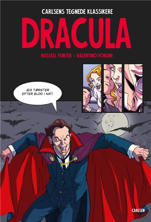 Dracula, Carlsens tegnede klassikere, tegneserie, tegneserier, 
