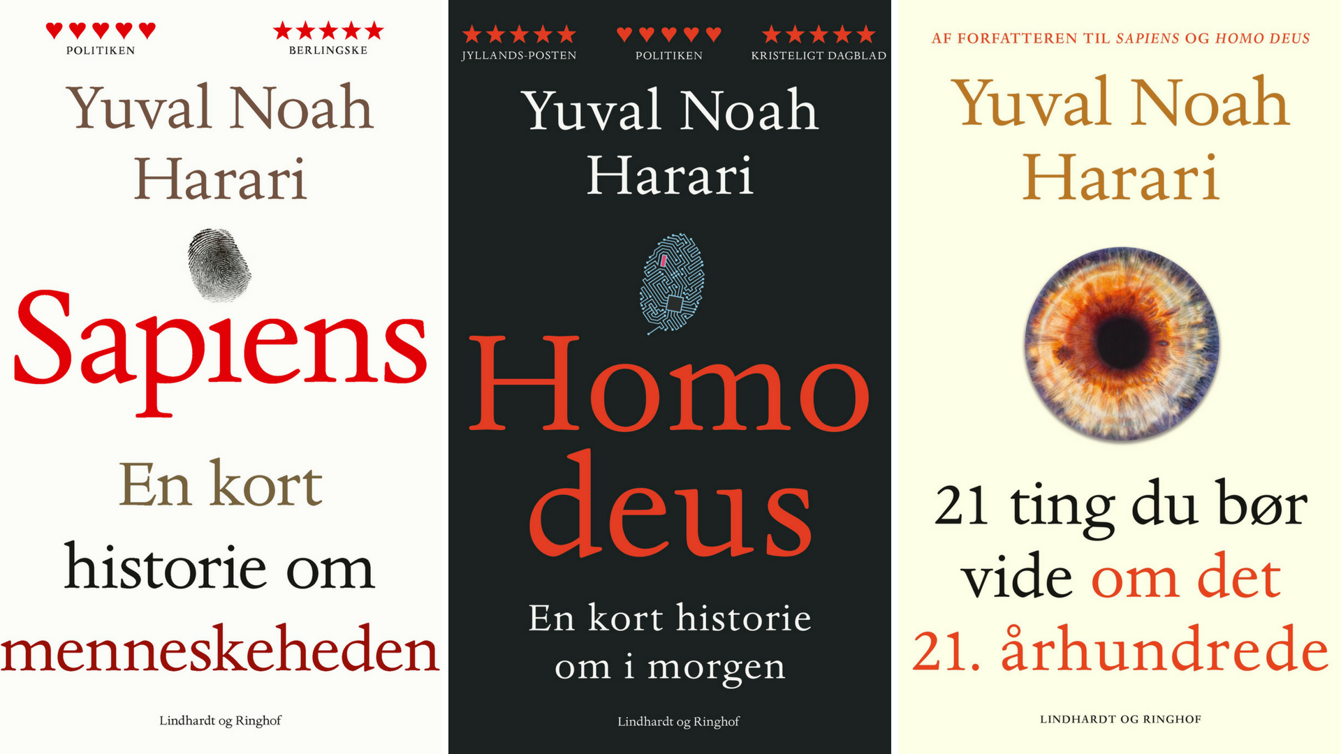Sapiens, Homo deus, 21 tanker fra det 21. århundrede. Yuval Noah Harari