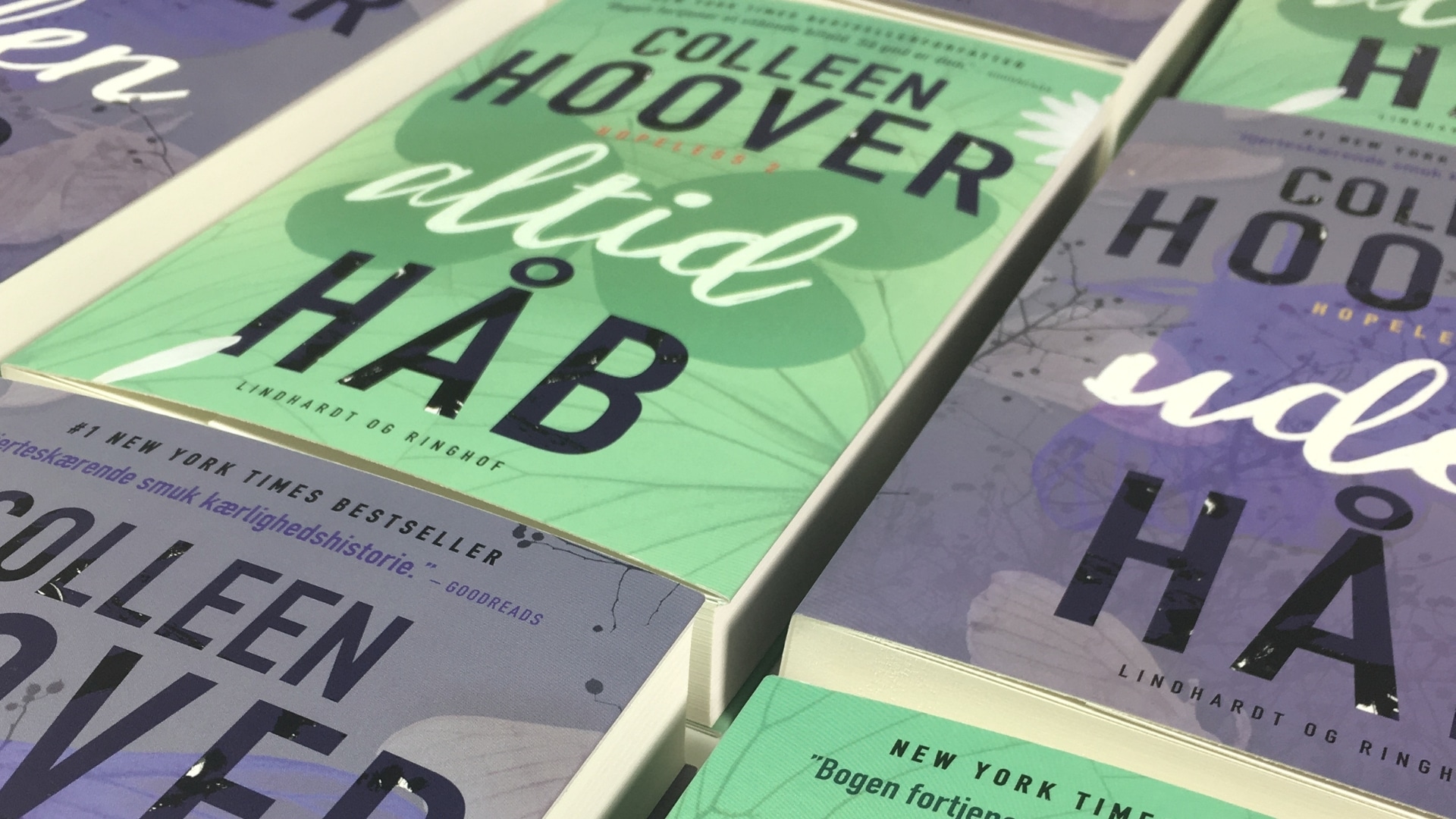 Colleen Hoover, Hopeless, Uden håb, Altid håb, romance, kærlighedsbøger, kærlighedsroman