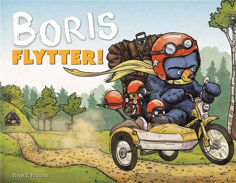 Boris flytter, bjørnen boris, Ryan T. Higgins, billedbog, børnebog